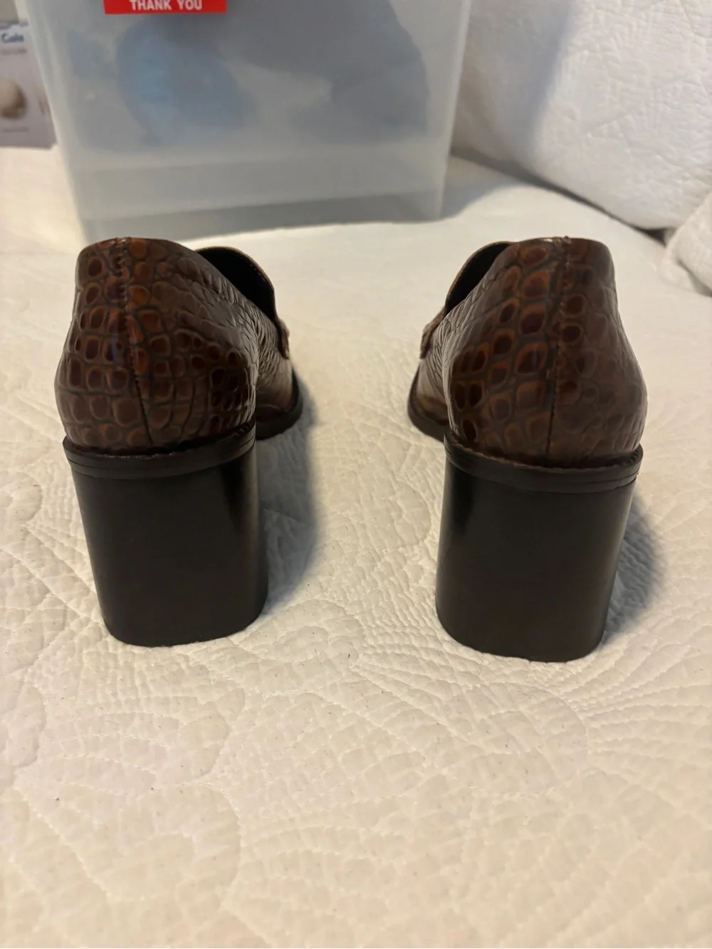 VINCE CAMUTO Segellis Stacked Heel Loafers